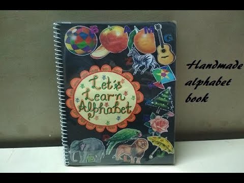 Handmade Alphabet Book | Easy Handmade Book | School Project