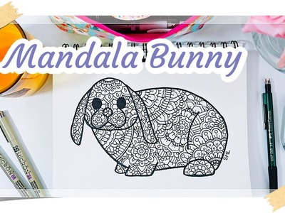 How To Draw A Mandala Bunny Tutorial