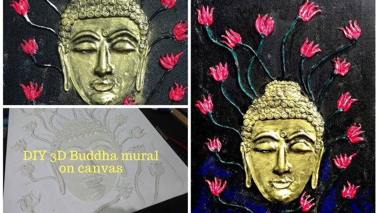 How to make 3D buddha on canvas