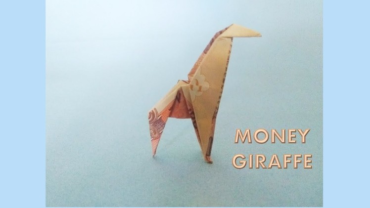 How to make MONEY Giraffe (Origami)