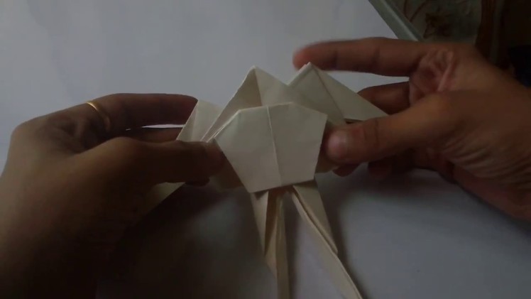 How to make origami paper transformer