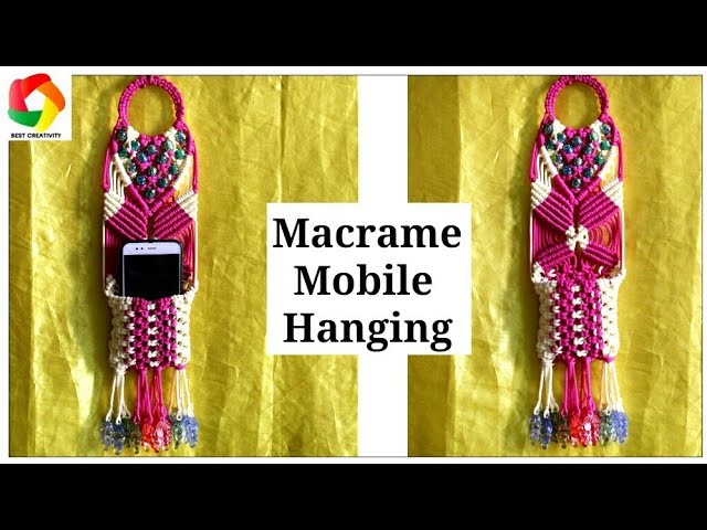 Macrame Mobile Wall Hanging Design tutorial | Wall Hanging