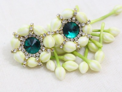 Natural Flower Earring. Flower Jewelry