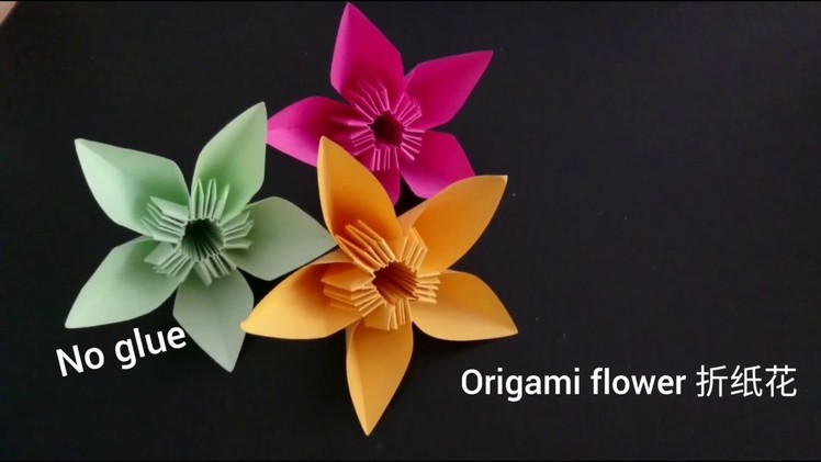 No Glue Origami Kusudama Flower (Version 3) 折纸花