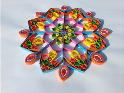 Paper Quilling | How to make beautiful Mandala designs by using Quilling Artwork #art 63 by art life