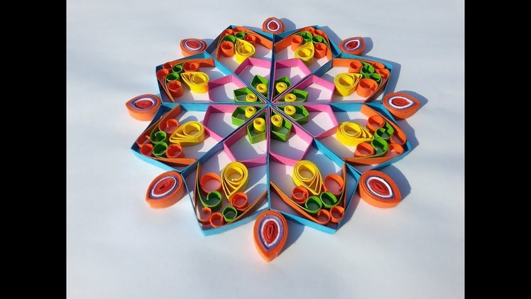 Paper Quilling | How to make beautiful Mandala designs by using Quilling Artwork #art 63 by art life