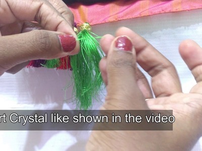 Saree Kuchu using Beads & Crystals I Simple & quick Saree Tassels I Ladies Club