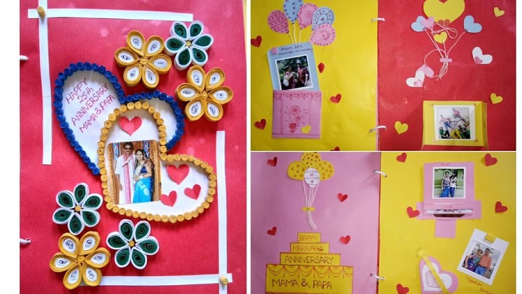 Scrapbook gift for parents || Marriage anniversary scrapbook for parents.