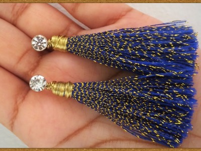 Silk thread tassel wire wrapped tutorial