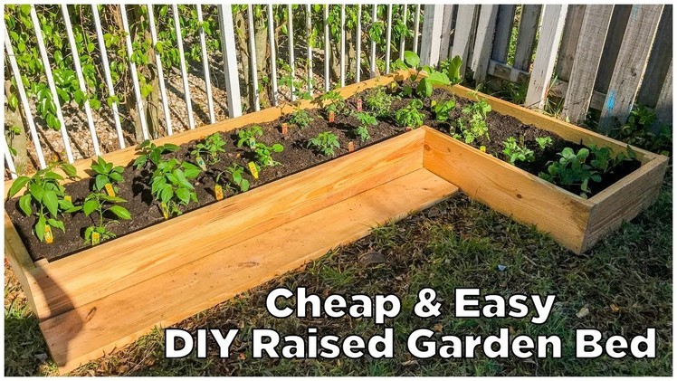 Super Easy & Cheap DIY Raised Garden Bed!