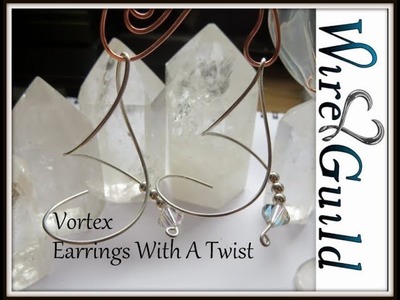 Vortex Spiral Earrings - A Wire Wrapping Tutorial with a Twist