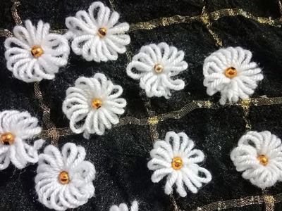 Woolen flowers | easy to make| handmade