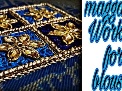 Zardoshi work | zig zag work | maggam Work | Hand embroidery