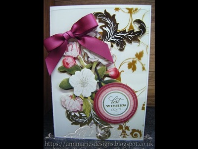 399.Cardmaking Project: Anna Griffin Acetate Decoupage Card