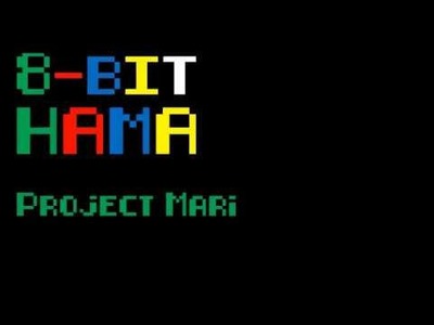 8 Bit Mario Created in HAMA Beads