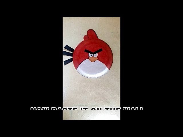 ANGRY BIRD CRAFT | STEP BY STEP || BY D ART and Making