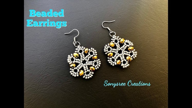 Beaded Earrings.How to make beaded Earrings ???? Such an Awesome Tutorial ????