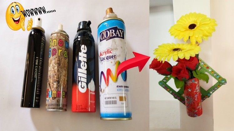Best out of waste spray bottle craft ideas ! how to reuse waste spray bottles ! craft videos !
