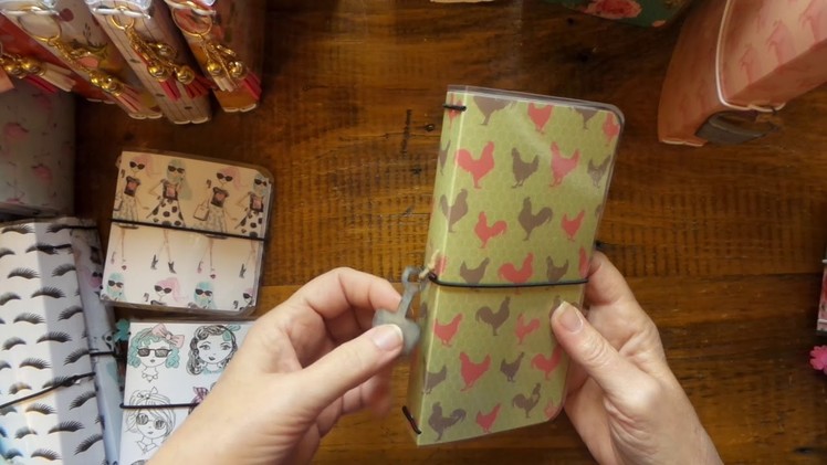 Craft Fair Project: Bona TNs & Traveler's Notebooks Made with Vinyl Card Folders