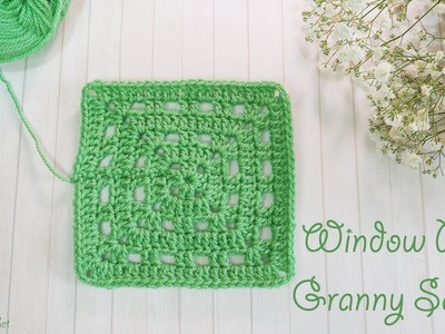 Crochet: Window Pane Granny Square