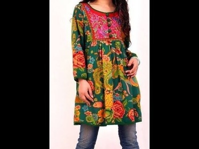 Designer tunic top stitching