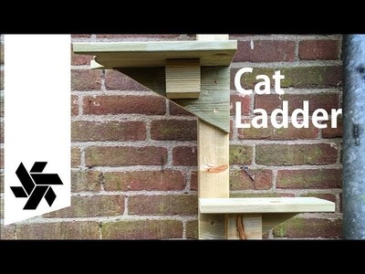 DIY Cat Ladder. Simple Woodworking