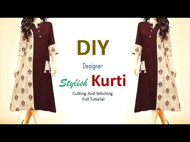 stylish kurti cutting