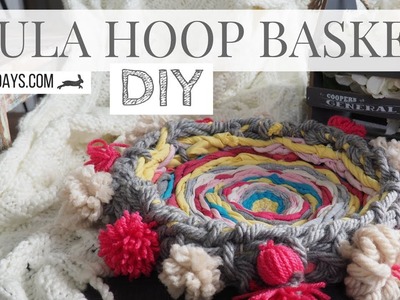 DIY Hula Hoop Basket | Budget Friendly