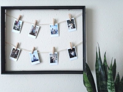 DIY Inexpensive Polaroid Frame