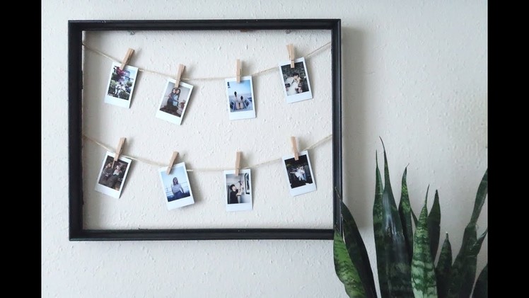 DIY Inexpensive Polaroid Frame