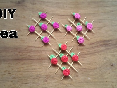 DIY toothpick art.DIY craft idea.How to make toothpick wall art.Arts and craft