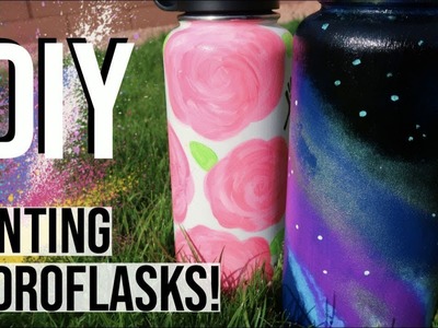 EASY DIY: HOW TO PAINT YOUR HYDROFLASK | Taylor Renae