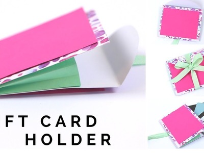 Expanding Gift Card Holder - DIY Card Holder with Paper Accordion that EXPANDS!