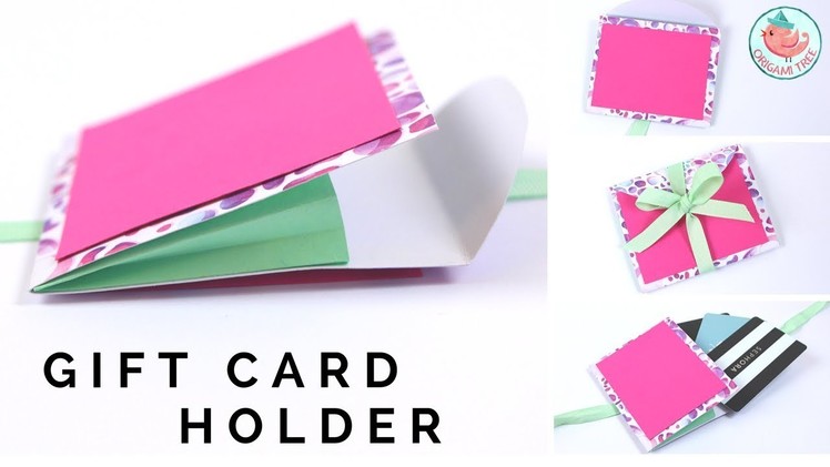 Expanding Gift Card Holder - DIY Card Holder with Paper Accordion that EXPANDS!