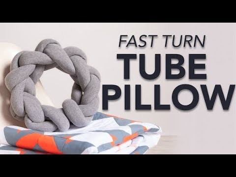 FREE Pattern: Fast Turn Tube Pillow