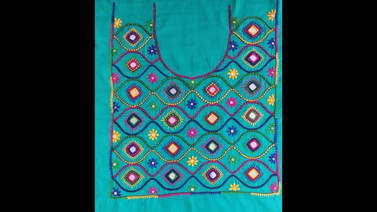 HAND EMBROIDERY: BARFI STITCH AND DESIGN. PART-3