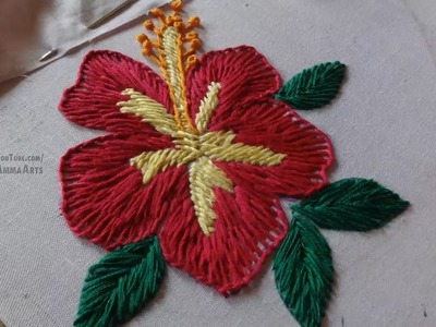 Hand Embroidery Buttonhole & Rumanian Stitch by Amma Arts