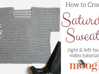 How to Crochet: Saturday Sweater (Left Handed)