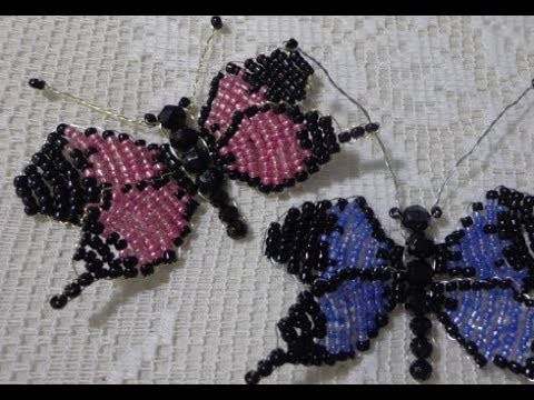 How to make A beaded butterfly