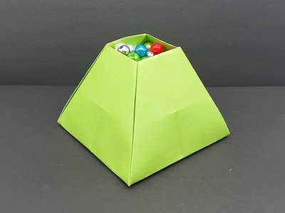 How To Make a Paper Pyramid Box - Paper Craft Idea