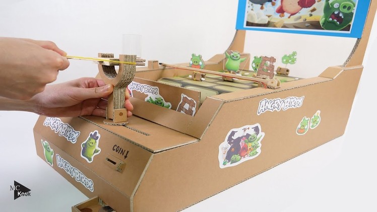 How to Make Angry Birds Game - Amazing Cardboard DIY