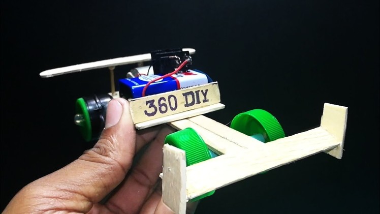 How to make f1 electrical car using DC motor | easy & simple | 360 DIY