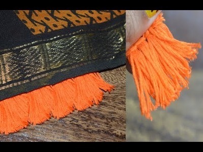 How To Make Fringe Trim For Border | Hand Embroidery | Beauty Express