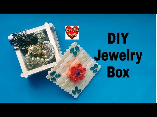 How to Make Jewelry Box | DIY | Ice Cream Stick Craft Idea