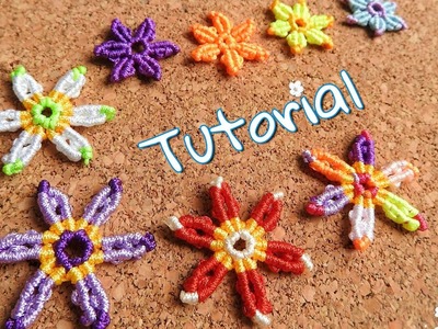 How to make Macrame Flower  - Easy  Craft Idea