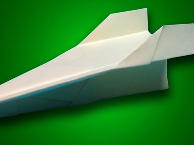 HOW TO MAKE PAPER AIRPLANE THAT FLIES 100 FEET!