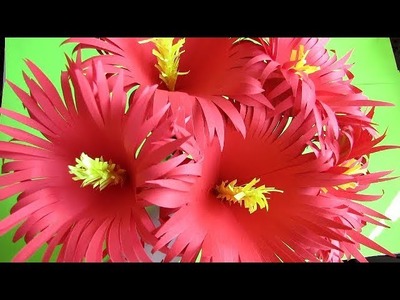 How to make paper flower bouquet Stick. Very Easy To Make. DIY flowers making.  2