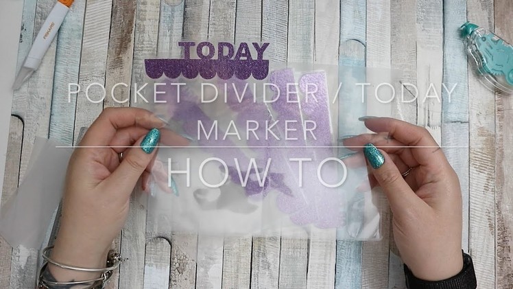 HOW TO |  RINGS DIVIDERS AND TODAY MARKER WITH POCKET FLAP FROM LAMINATE FOR PERSONAL WIDE RINGS