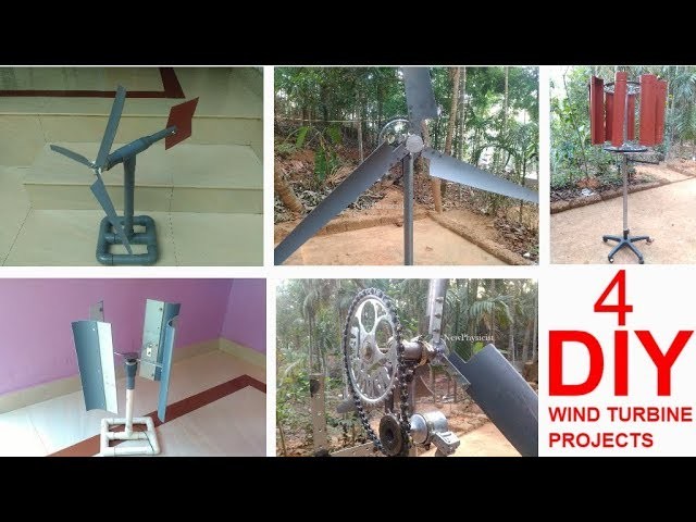 Make Amazing Wind Turbine Projects 2018 (DIY)
