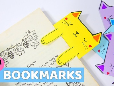 Making Cat Bookmark Origami From Paper Craft- DIY Hamster